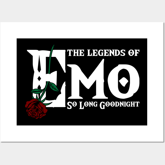 The Legends of EMO Wall Art by slgn